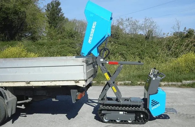 Wysoki wysyp gruzu Messersi TC50 AV siłownik nożycowy